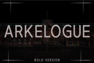 Arkelogue Bold: A Clean Typeface for Digital Design
