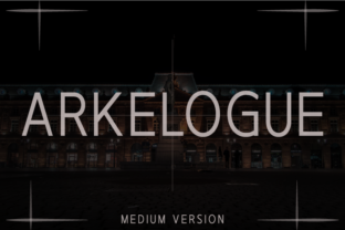 Arkelogue Medium: A Clean Typeface for Modern Editorial Design
