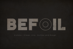 Befoil: A Bold Sans Serif Font for Makers