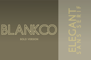 Blankco Outline Bold: A Typeface for Clear Campaigns
