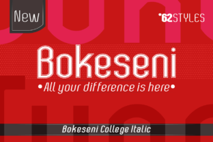 Bokeseni College Italic: The Perfect Craft Font