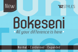 Bokeseni Condensed Typeface for Editorial Design