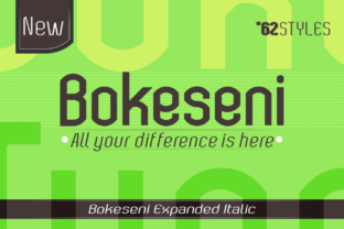 Bokeseni Expanded Italic: A Bold Web Typeface