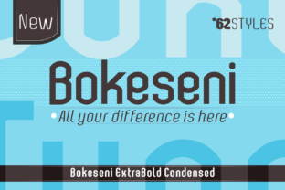 Bokeseni ExtraBold Condensed: A Bold Typeface for Small Business Branding