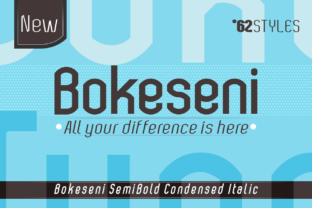 Bokeseni SemiBold Condensed Italic: A Clean Sans Serif Review