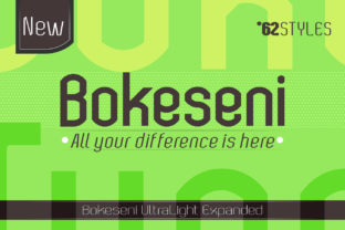 Bokeseni UltraBlack Expanded Font for Bold Branding