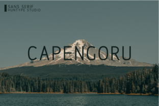 Capengoru Font: Modern Sans Serif for Branding
