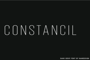 Constancil: A Magical Sans Serif Font for Elegant Branding