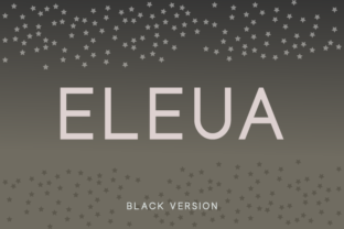 Eleua Black: The Clean Sans Serif Typeface for Editorial Design