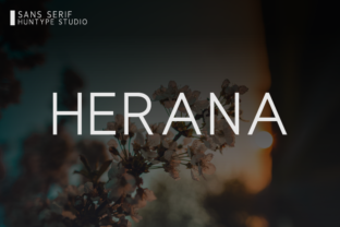 Herana Typeface for Clear Campaign Design