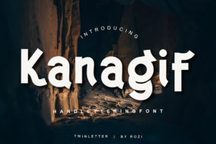 Kanagif: A Bold Sans Serif Font for Editorial Design