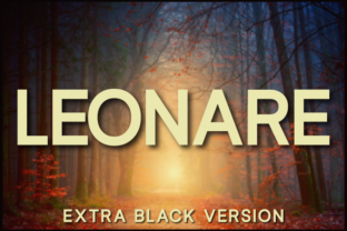 Leonare Extra Black: A Bold Sans Serif for Modern Design