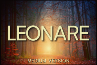 Leonare Medium: A Versatile Sans Serif for Modern Design