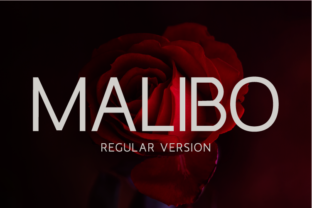 Malibo Regular Font for Elegant Maker Brands