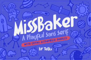MissBaker: A Playful Sans Serif Typeface for Creative Brands