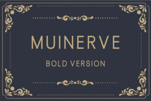 Muinerve Bold: A Modern Typeface for Editorial Design
