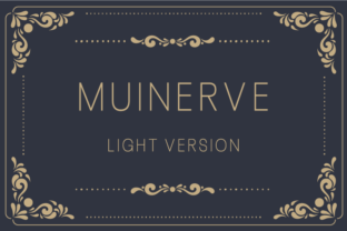 Muinerve Light: The Elegant Sans Serif Typeface