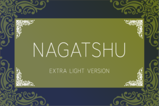 Nagatshu Extra Light: A Modern Typeface for Branding