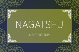 Nagatshu Light: A Modern Sans Serif Typeface for Editorial Design