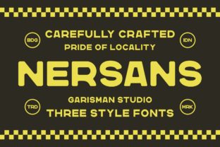 Nersans Font: Vintage Sans Serif for Modern Campaigns