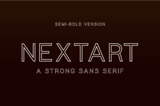 Nextart Outline Semi-Bold: A Modern Sans Serif Review