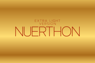 Nuerthon Extra Light: A Clean Typeface for Modern Brands