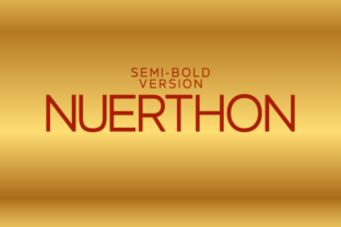Nuerthon Semi-Bold Font for Modern Crafters
