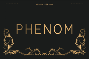 Phenom Medium Typeface for Modern Brands