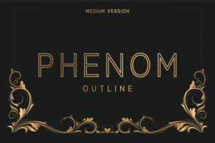 Phenom Outline Medium: A Modern Typeface for Editors