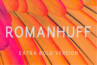 Romanhuff Extra Bold: The Ultimate Craft Font