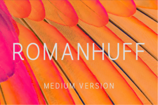 Romanhuff Medium: A Bold Sans Serif Typeface for Campaigns
