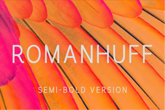 Romanhuff Semi-Bold: A Minimalist All-Caps Typeface Review
