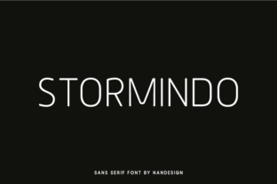 Stormindo: The Elegant Sans Serif Font for Makers