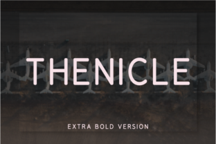 Thenicle Extra Bold: A Modern Typeface for Digital Brands