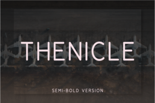 Thenicle Semi-Bold: A Typeface for Modern Editorial Design