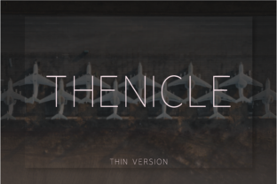 Thenicle Thin: Elegant Sans Serif Typography for Editorial Design