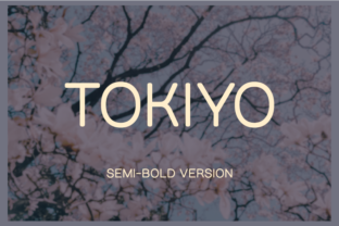 Tokiyo Semi-Bold: Elegant Sans Serif Typeface for Makers